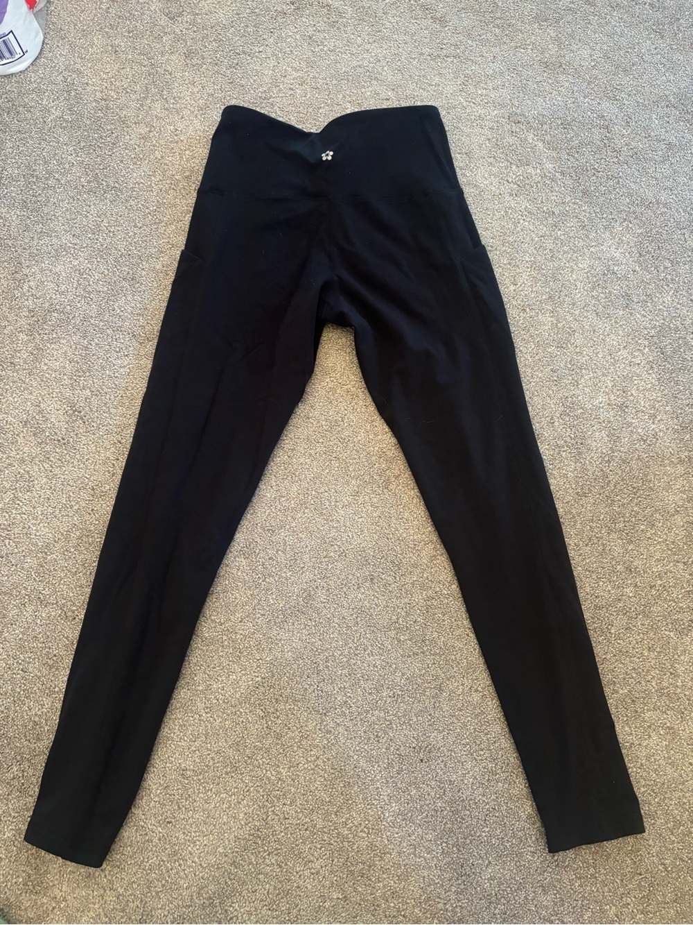 Tuff Athletics Black High-Waist Leggings